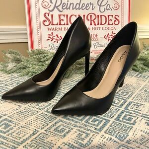 Aldo black stiletto heels 8.5